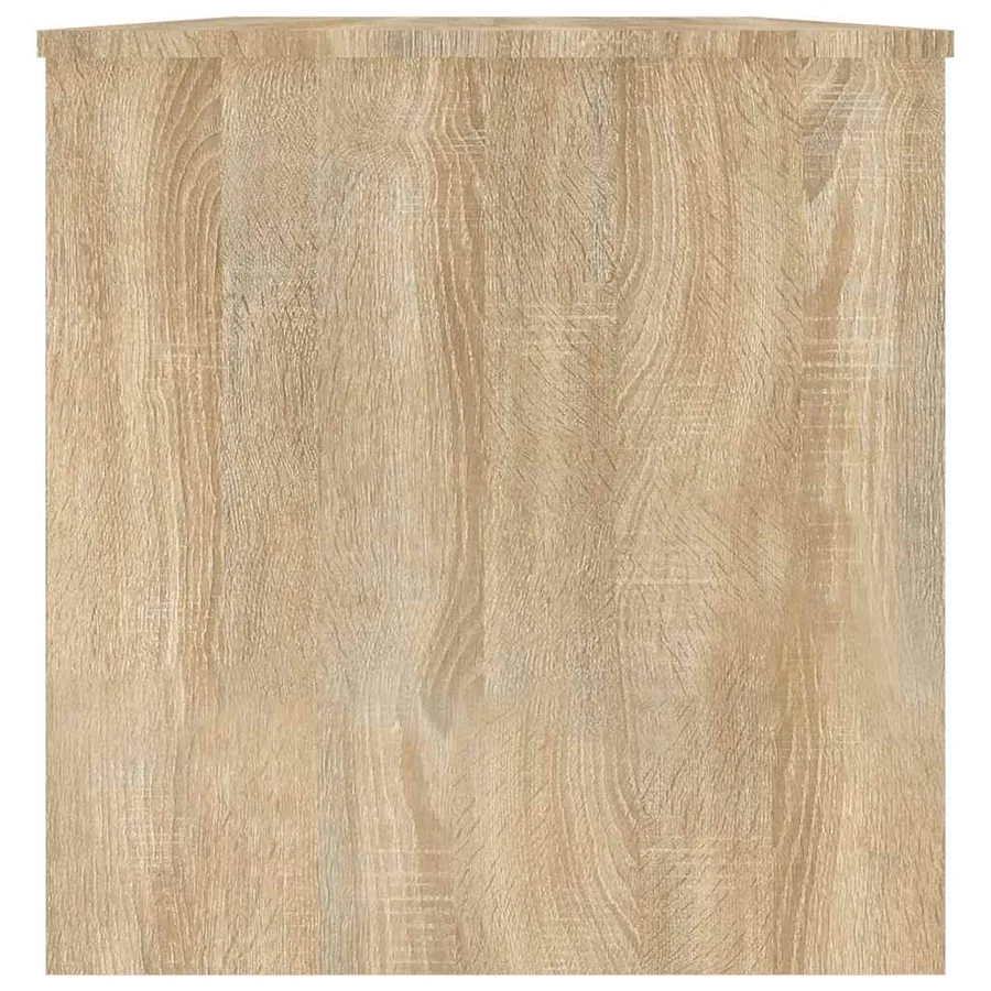 Table basse chêne sonoma 102x50x52,5 cm bois d'ingénierie - 7