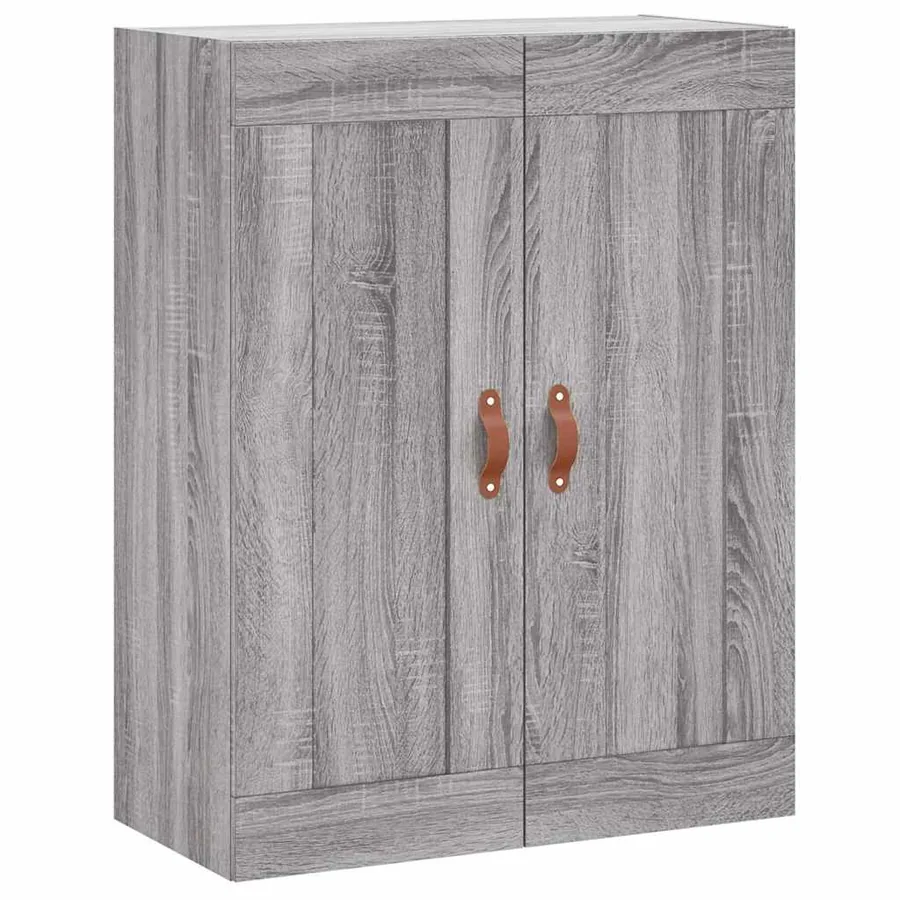 Buffet haut Sonoma gris 69,5x34x180 cm Bois d'ingénierie - 4