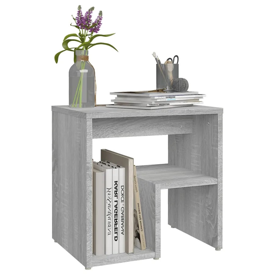 Tables de chevet 2 pcs Sonoma gris 40x30x40 cm Bois ingénierie - 7