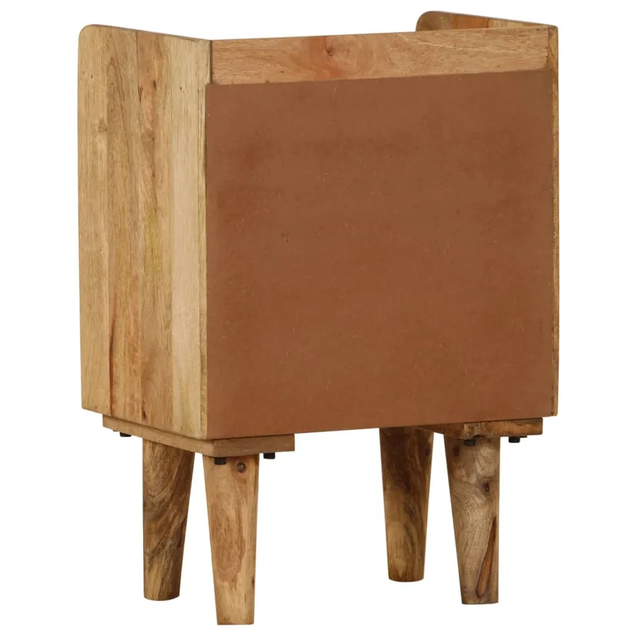 Table de chevet Bois de manguier massif 40 x 30 x 59,5 cm - 4