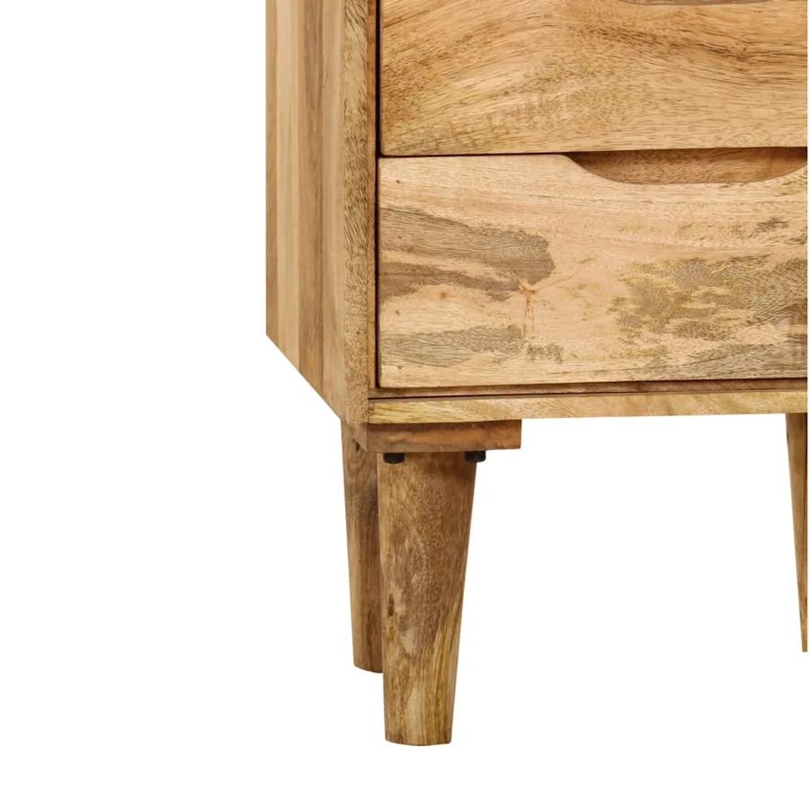 Table de chevet Bois de manguier massif 40 x 30 x 59,5 cm - 6