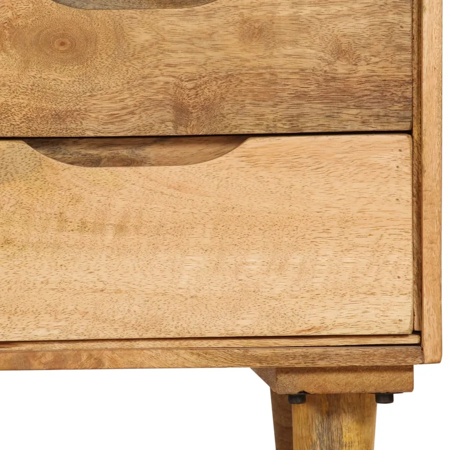 Table de chevet Bois de manguier massif 40 x 30 x 59,5 cm - 8