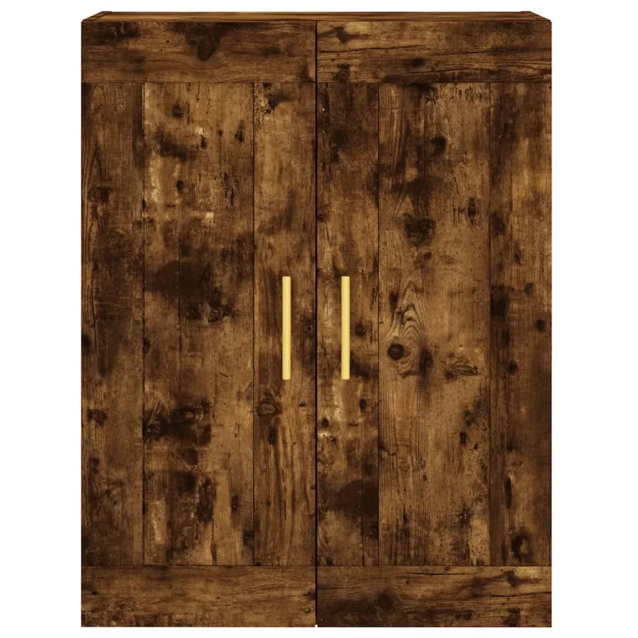 Armoires murales 2 pcs chêne fumé bois d'ingénierie - 6