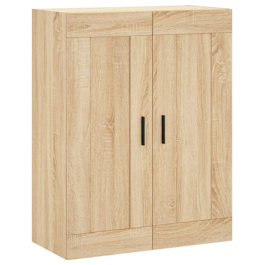 Buffet haut Chêne sonoma 69,5x34x180 cm Bois d'ingénierie - 5