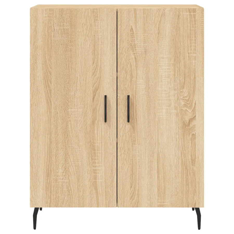 Buffet haut Chêne sonoma 69,5x34x180 cm Bois d'ingénierie - 8