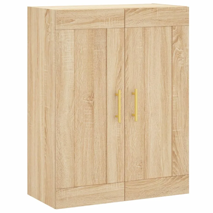 Buffet haut Chêne sonoma 69,5x34x180 cm Bois d'ingénierie - 5