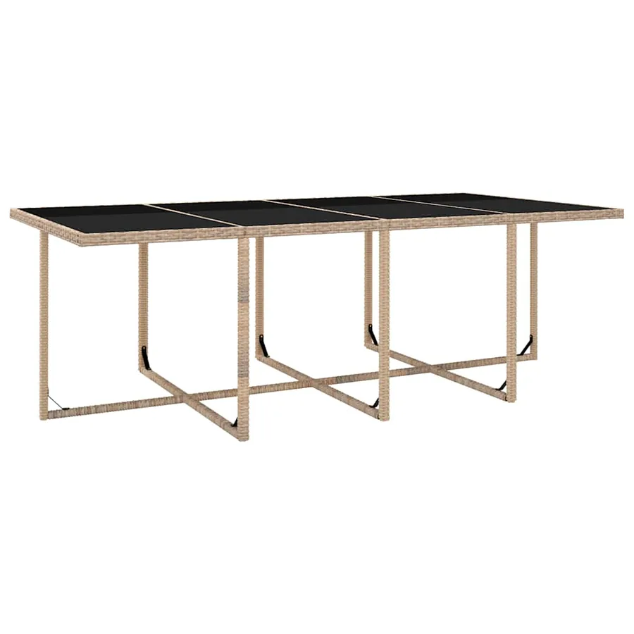 Ensemble à manger d’extérieur et coussins 13 pcs Résine tressée - 5