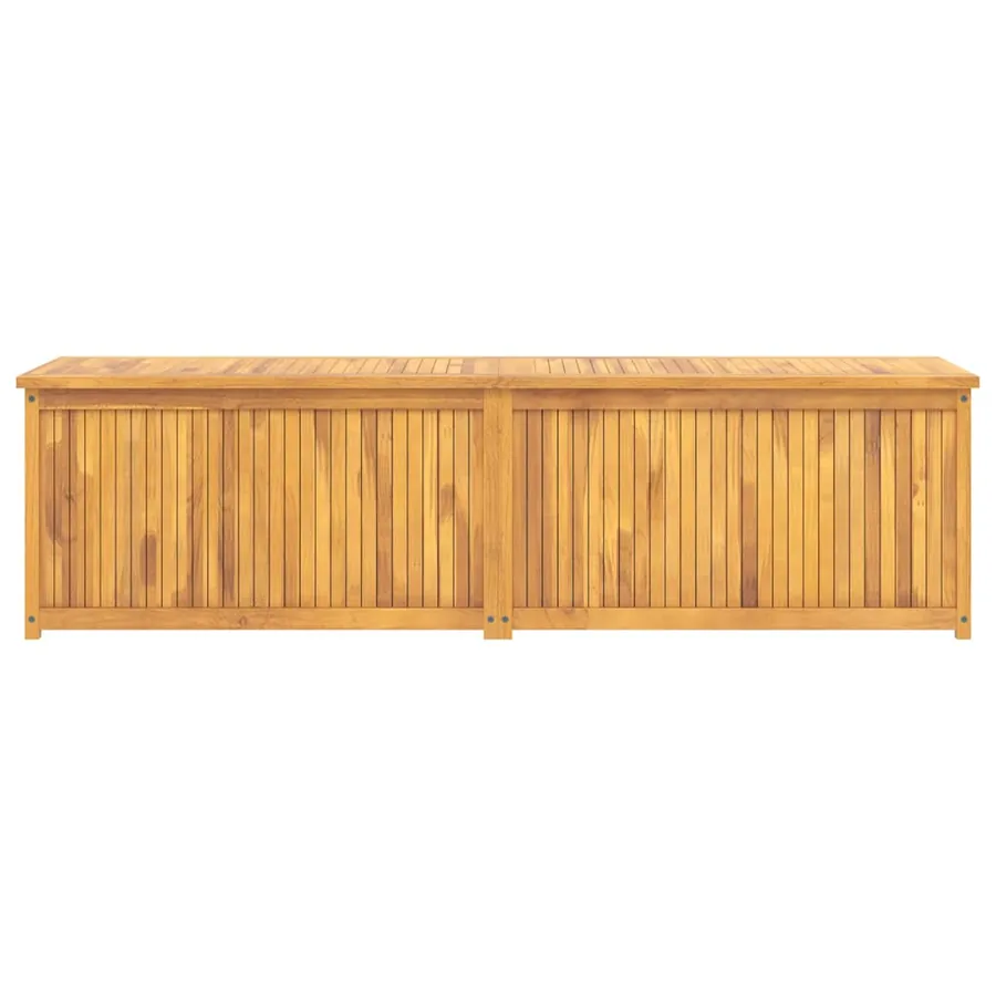 Boîte de jardin 200x50x55 cm Bois massif de teck - 4