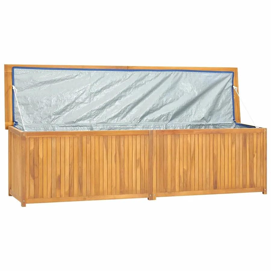 Boîte de jardin 200x50x55 cm Bois massif de teck - 5