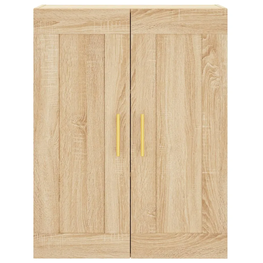 Armoires murales 2 pcs chêne sonoma bois d'ingénierie - 6