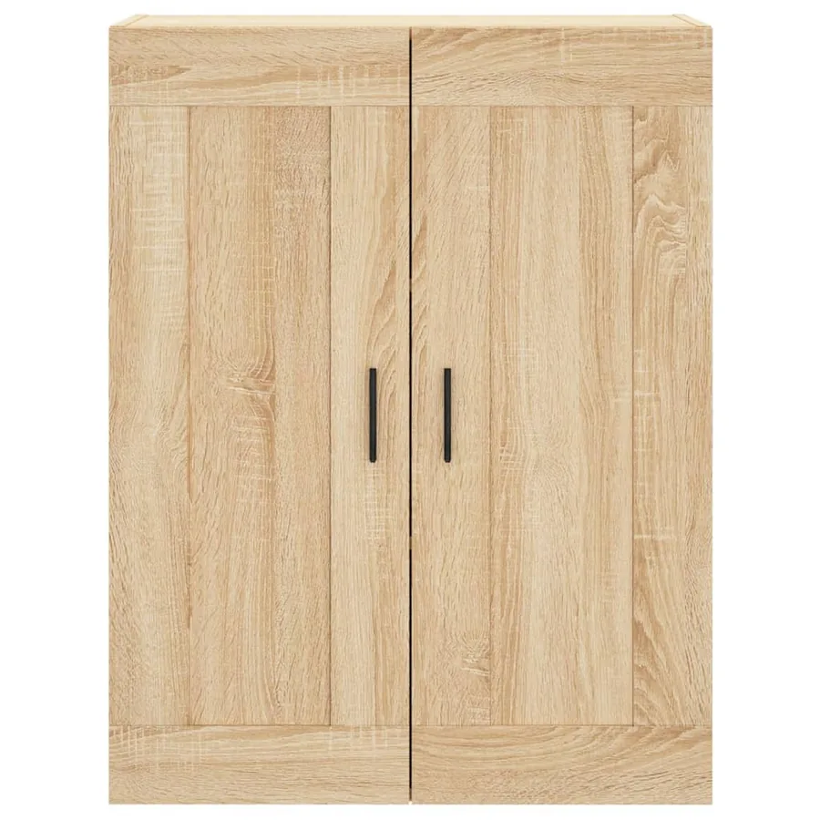 Buffet haut Chêne sonoma 69,5x34x180 cm Bois d'ingénierie - 6