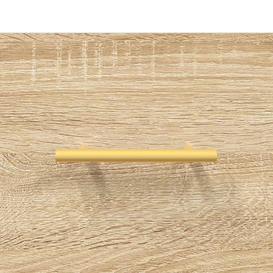 Buffet haut Chêne sonoma 69,5x34x180 cm Bois d'ingénierie - 11