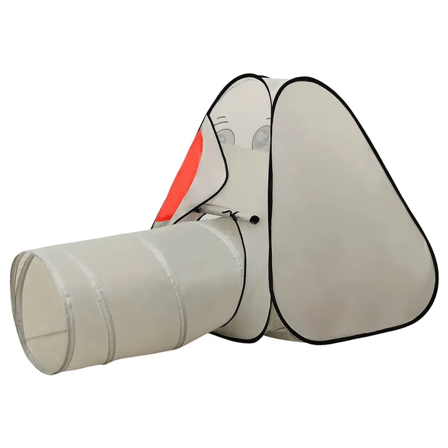 Tente de jeu pour enfants 250 balles Éléphant Gris 174x86x101cm - 6