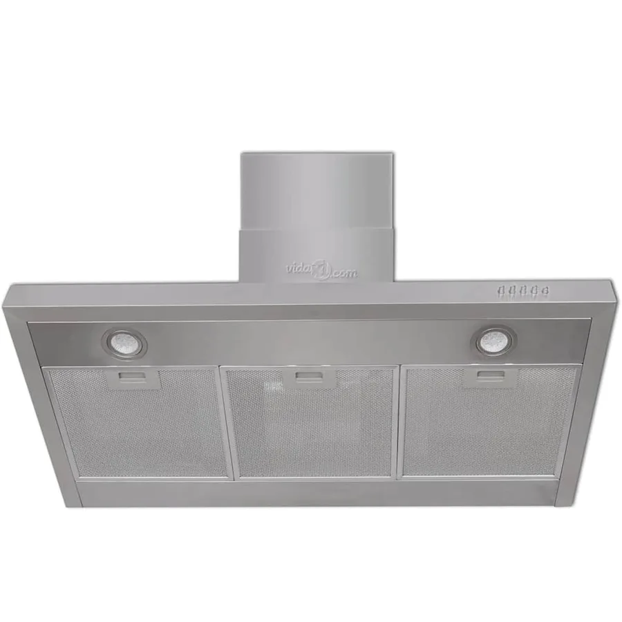 Hotte plate Acier inoxydable 900 mm - 2