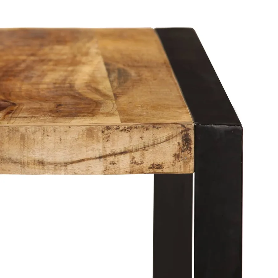 Table à manger Bois de manguier brut 180 cm - 4