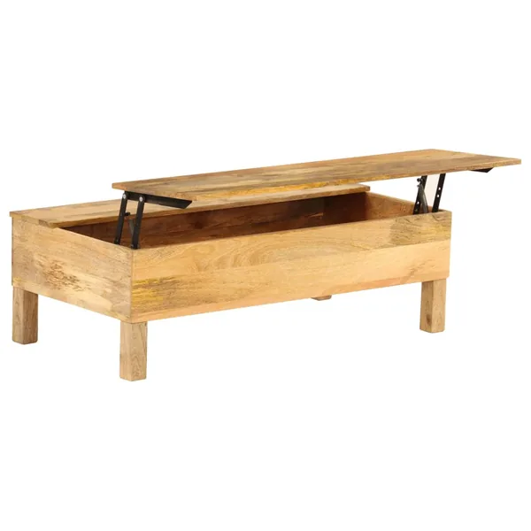 Table basse Bois de manguier massif 110x55x35 cm