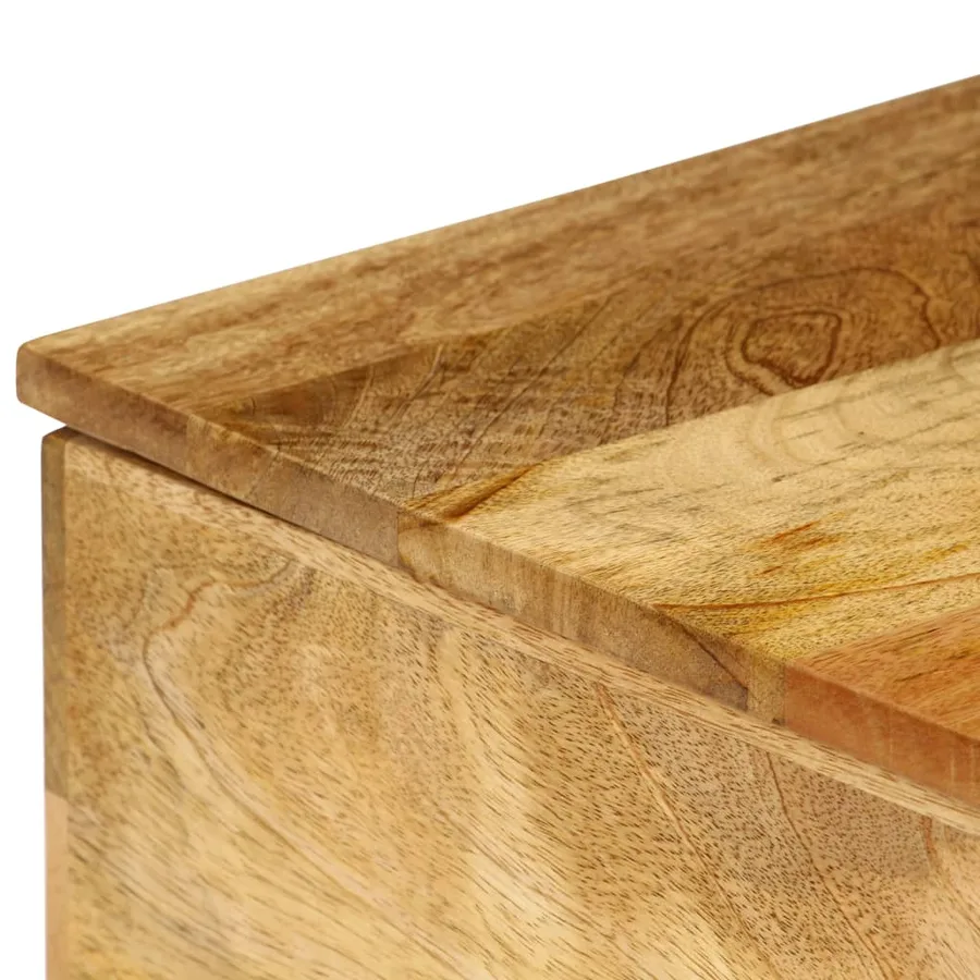 Table basse Bois de manguier massif 110x55x35 cm - 12