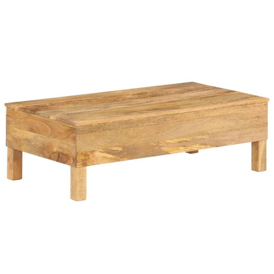 Table basse Bois de manguier massif 110x55x35 cm - 15