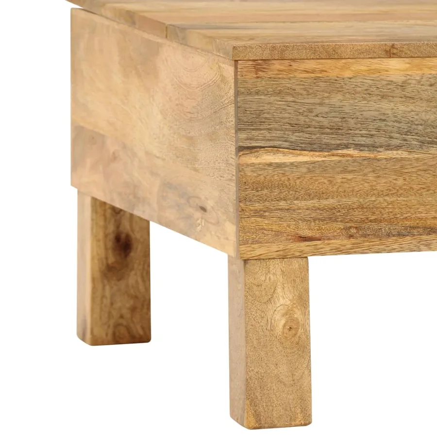 Table basse Bois de manguier massif 110x55x35 cm - 6