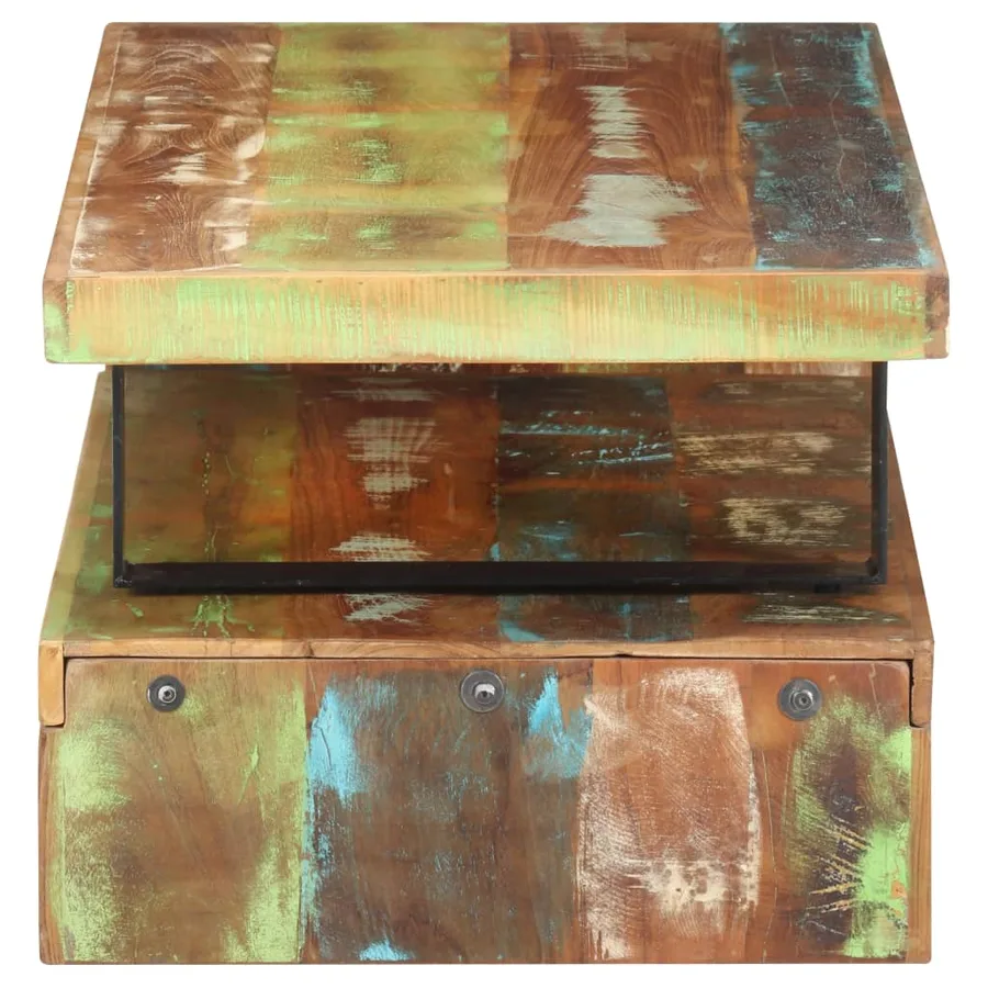 Ensemble de table basse 2 pcs Bois de récupération massif - 5
