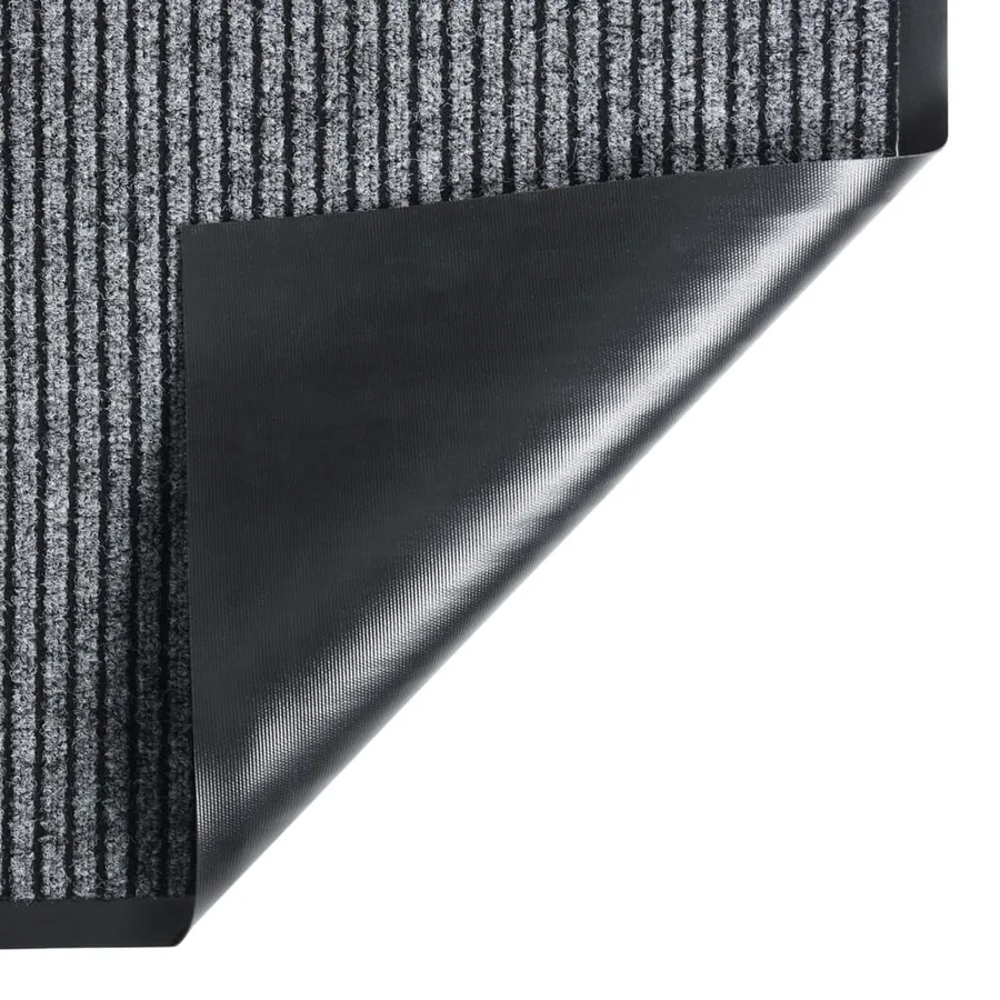 Paillasson rayé Gris 80x120 cm - 3