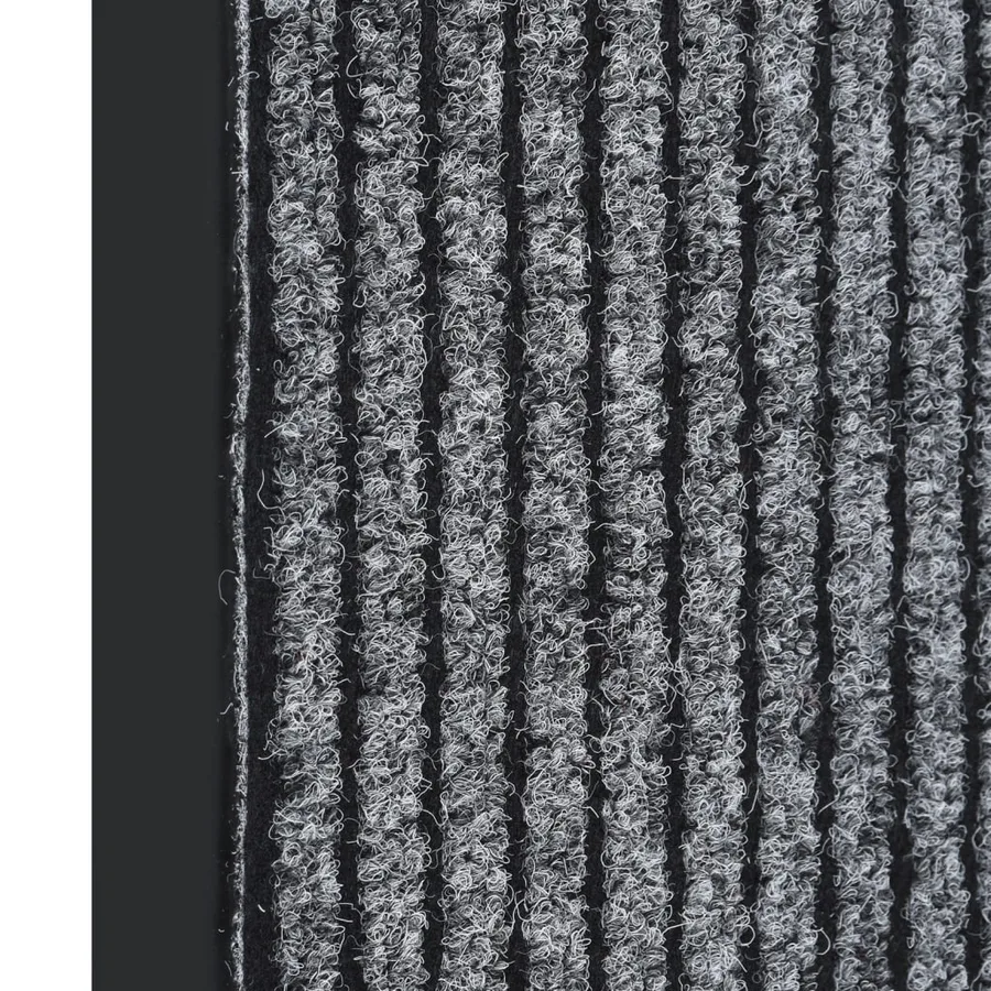 Paillasson rayé Gris 80x120 cm - 4