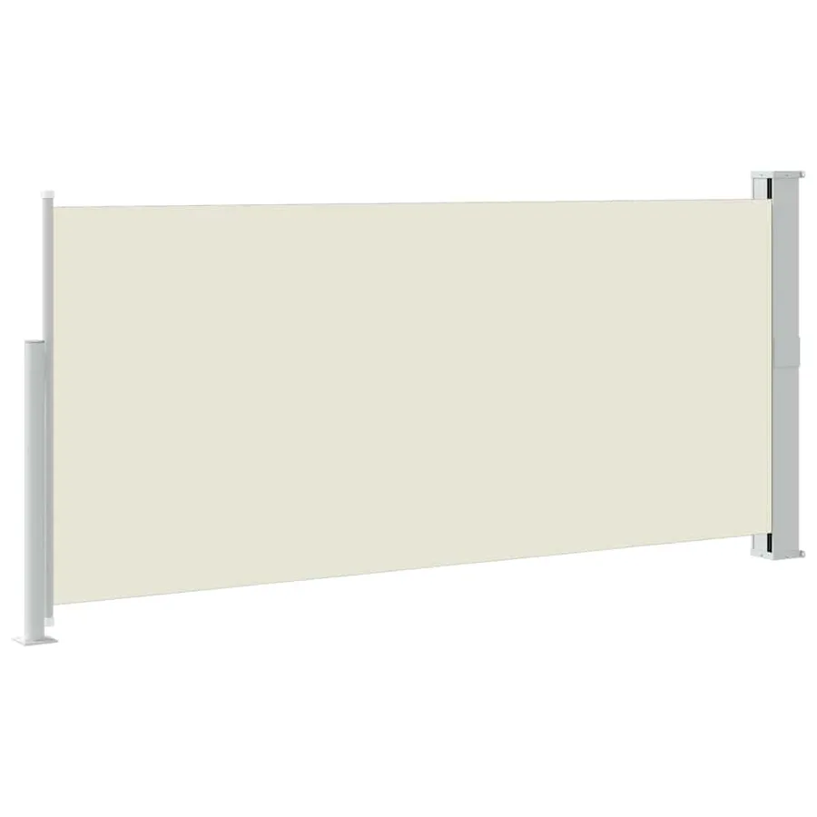 Auvent latéral rétractable 140 x 300 cm Blanc cassé - 7