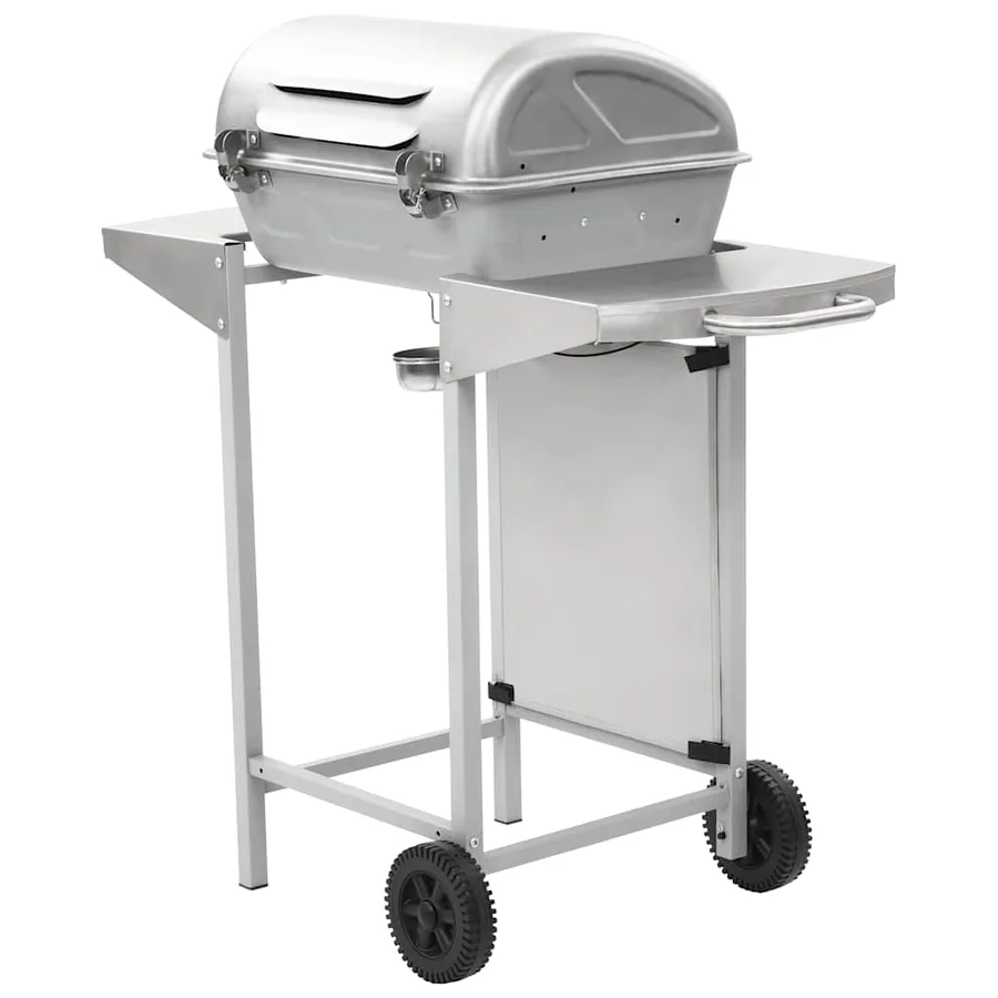 Barbecue à gaz avec 2 zones de cuisson Acier Argenté - 6