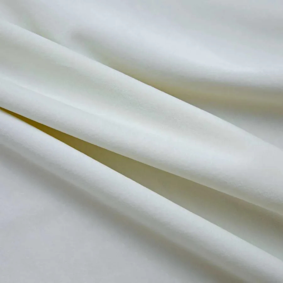 Rideaux occultants avec anneaux 2 pcs Velours Crème 140x175 cm - 4