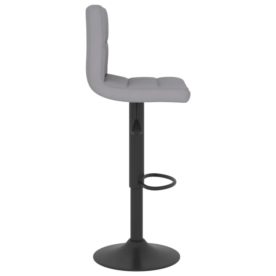 Tabouret de bar Gris clair Tissu - 4