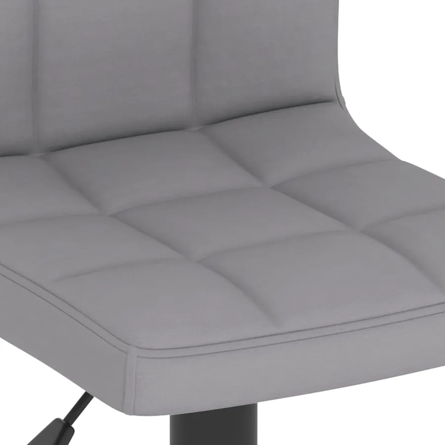 Tabouret de bar Gris clair Tissu - 7