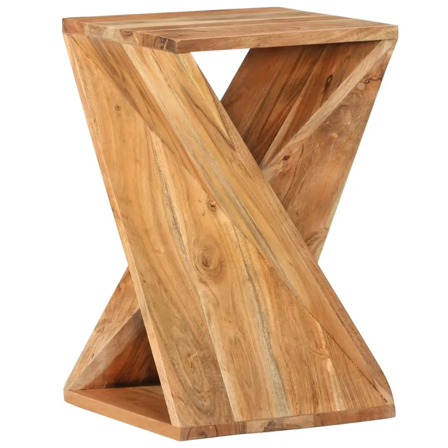 Table d'appoint 35x35x55 cm Bois massif d'acacia - 11