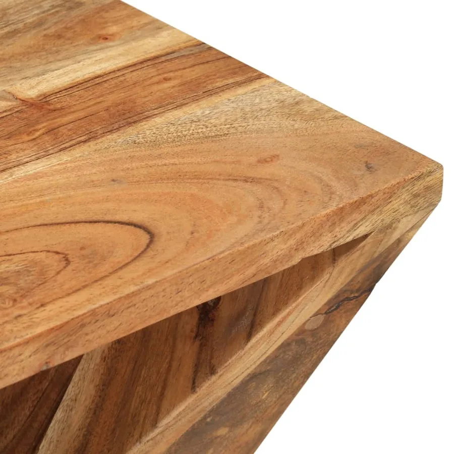 Table d'appoint 35x35x55 cm Bois massif d'acacia - 5