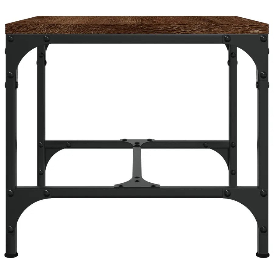 Tables d'appoint 2 pcs Chêne marron 40x40x35 cm Bois ingénierie - 7