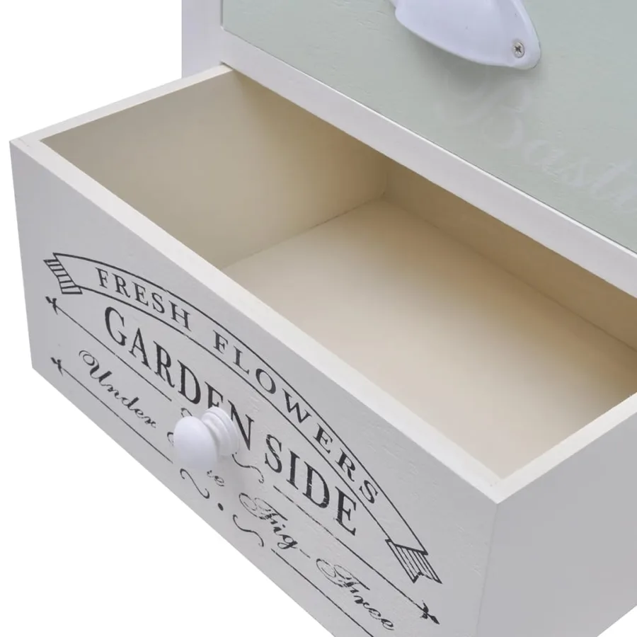 Table de chevet en style français 2 pcs Bois - 6