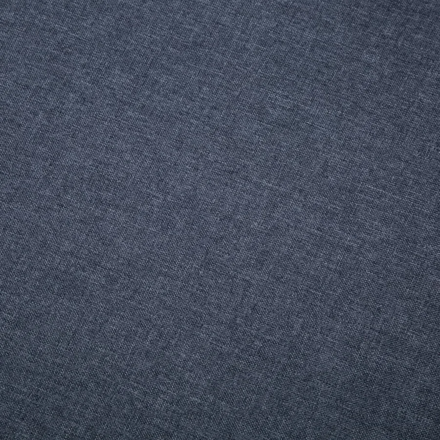 Canapé en forme de L revêtement en tissu gris foncé - 10