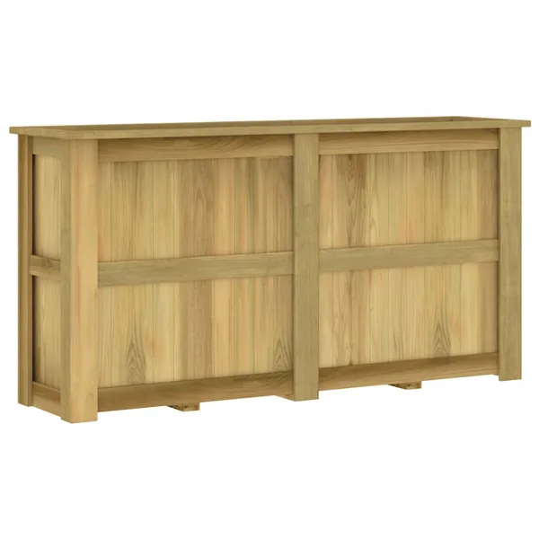 Jardinière surélevée 196x50x100 cm Bois de pin imprégné