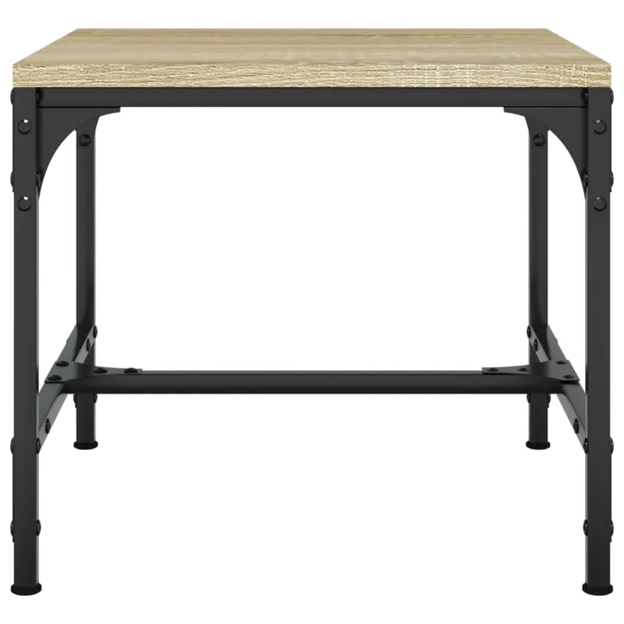 Tables d'appoint 2 pcs Chêne sonoma 40x40x35 cm Bois ingénierie - 6