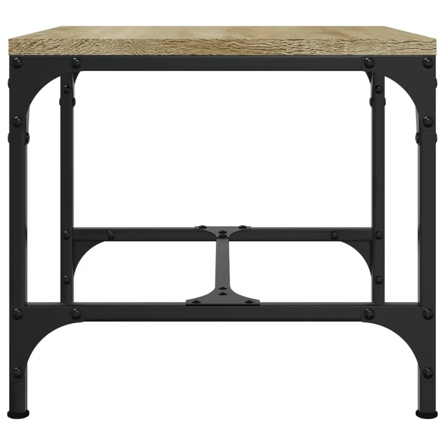 Tables d'appoint 2 pcs Chêne sonoma 40x40x35 cm Bois ingénierie - 7