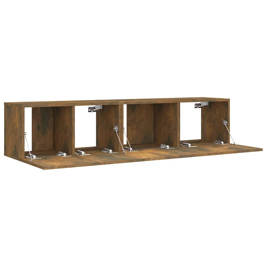 Ensemble de meubles TV 2 pcs Chêne fumé Bois d'ingénierie - 3