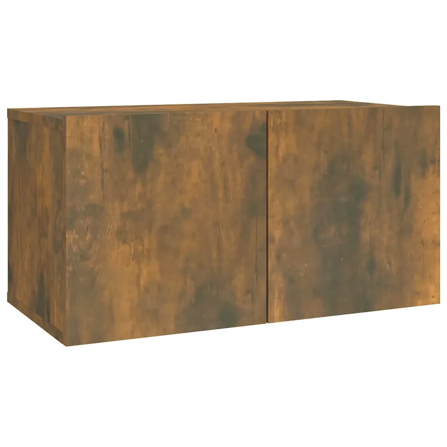Ensemble de meubles TV 2 pcs Chêne fumé Bois d'ingénierie - 5