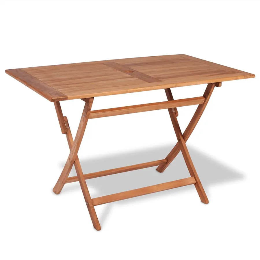 Ensemble à manger de jardin 5 pcs Bois de teck massif - 2