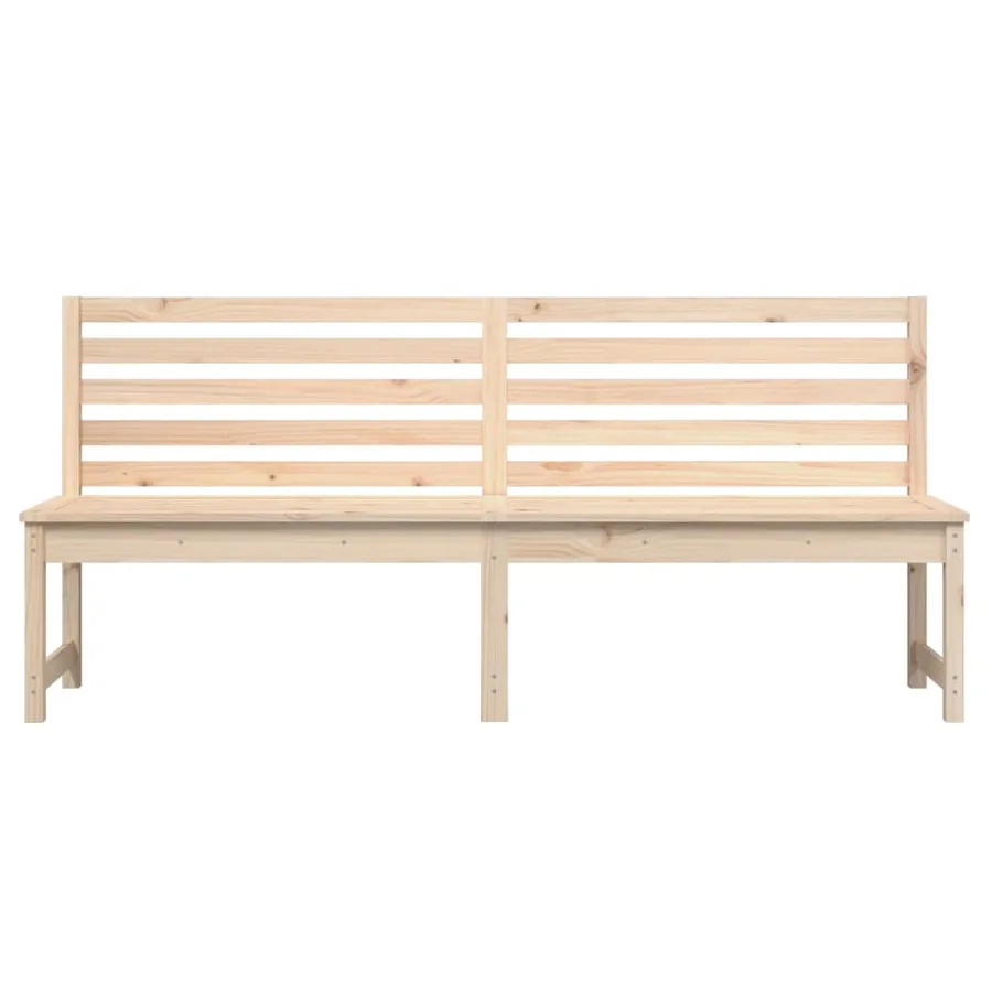 Banc de jardin 201,5 cm bois massif de pin - 4