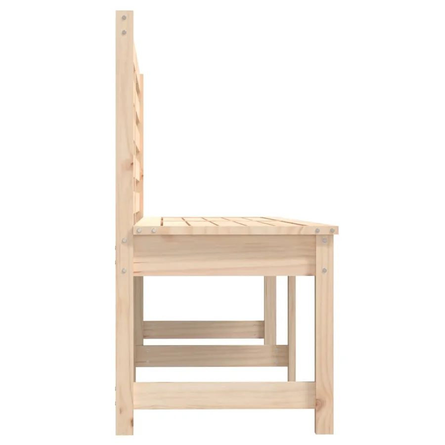 Banc de jardin 201,5 cm bois massif de pin - 5