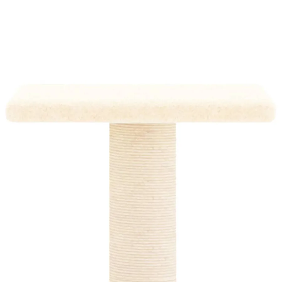 Arbre à chat avec griffoirs en sisal crème 73 cm - 4