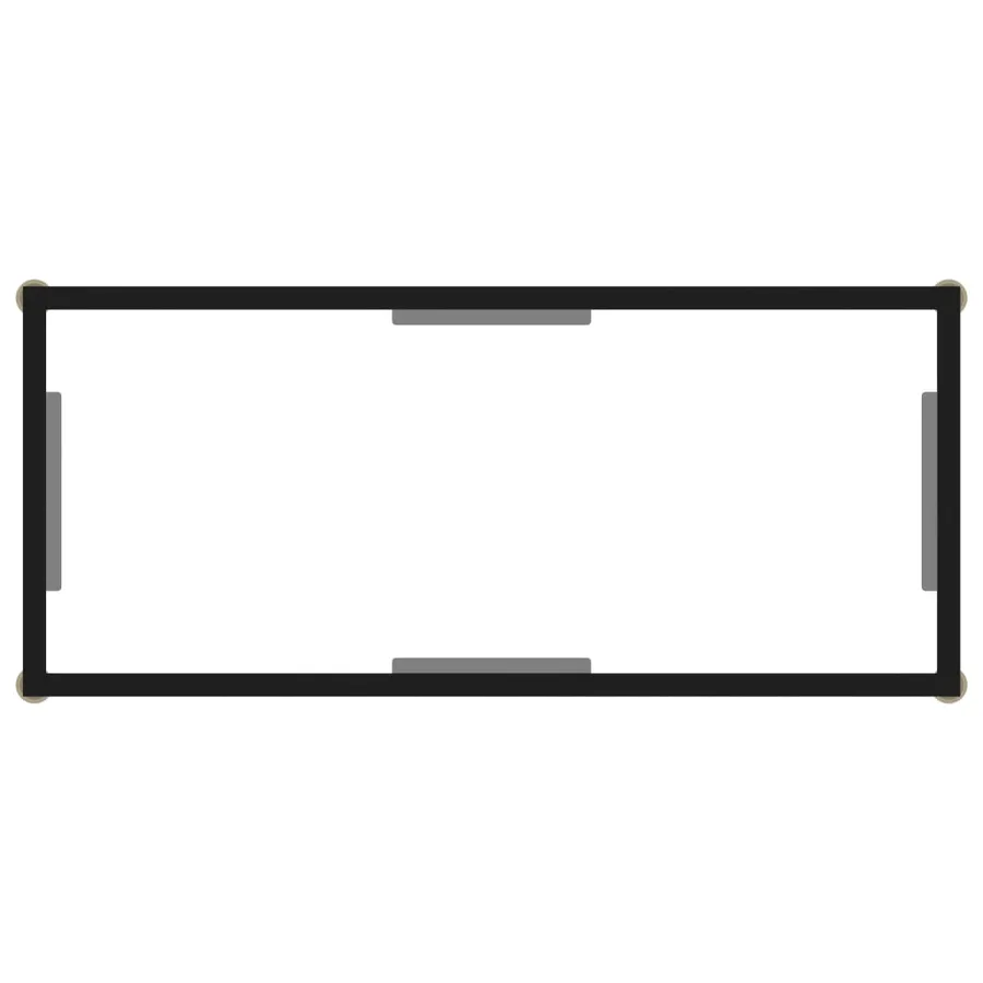 Table console Transparent 80x35x75 cm Verre trempé - 4