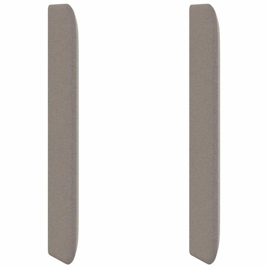 Oreille de tête de lit Taupe 80 x 16 x 4 cm tissu - 2