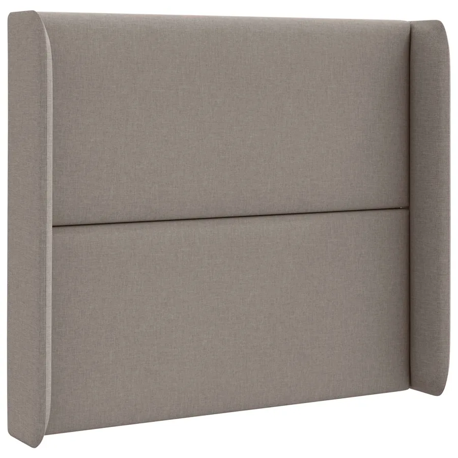 Oreille de tête de lit Taupe 80 x 16 x 4 cm tissu - 3