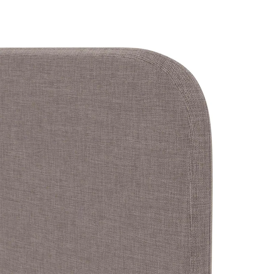 Oreille de tête de lit Taupe 80 x 16 x 4 cm tissu - 9