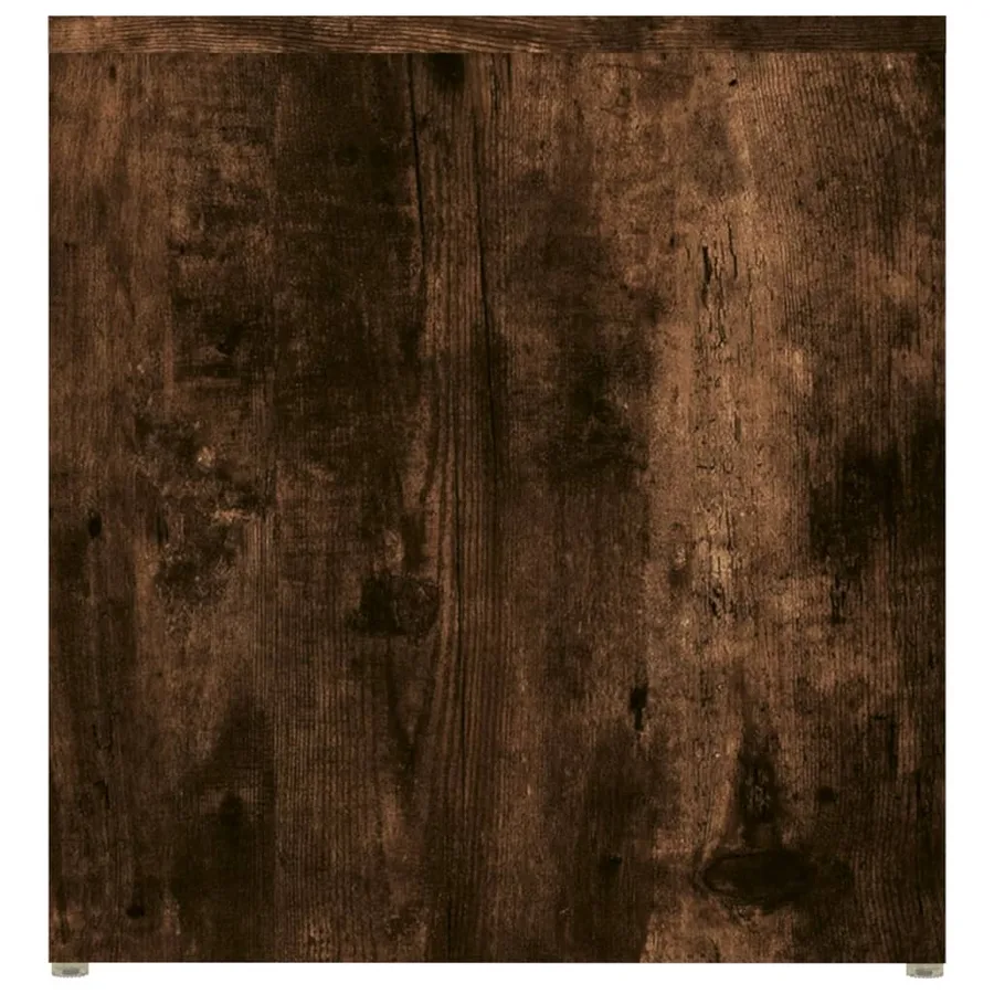 Table d'appoint Chêne fumé 59x36x38 cm Bois d'ingénierie - 5
